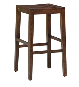 Detec™ Solid Wood Backless Bar Stool For Bar Room