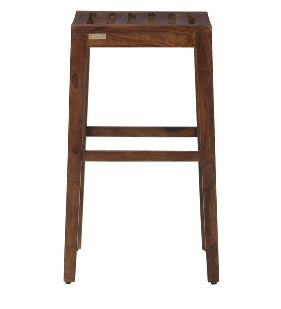 Detec™ Solid Wood Backless Bar Stool For Bar Room