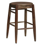 Load image into Gallery viewer, Detec™ Solid Wood Bar Stool in Sheesham Stone Finish
