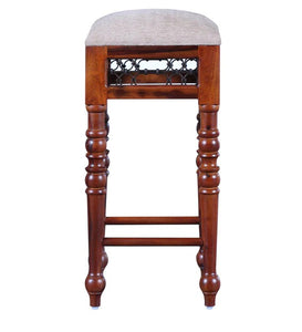 Detec™ Solid Wood Bar Stool In Honey Oak Finish