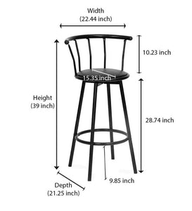 Detec™ Bar Stools in Black Colour