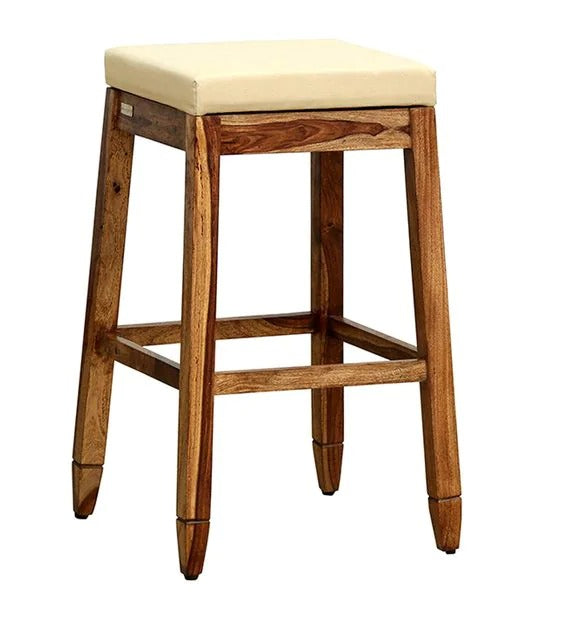 Detec™ Solid Wood Bar Stool For Living Room Type Stool
