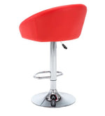 Load image into Gallery viewer, Detec™ Height Adjustable Swivel Bar Stool In Red Colour
