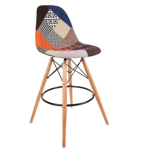 Detec™ Small Patchwork Bar Stool in Multicolour