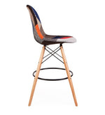 Load image into Gallery viewer, Detec™ Small Patchwork Bar Stool in Multicolour
