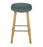 Load image into Gallery viewer, Detec™ Bar Stool with Low Back in Grey Colour

