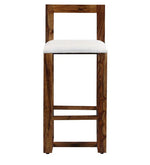 Load image into Gallery viewer, Detec™ Solid Wood Bar Stool Sheesham Wood Material
