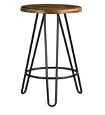Load image into Gallery viewer, Detec™ Bar Stool in Walnut Finish Mango Wood Material

