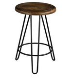 Load image into Gallery viewer, Detec™ Bar Stool in Walnut Finish Mango Wood Material
