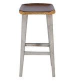 Load image into Gallery viewer, Detec™ Bar Stool in Teak Finish In Mango Wood Material
