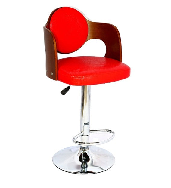 Detec™ Bar Stool in Red Colour With High Quality Range, Compact Design