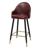 Load image into Gallery viewer, Detec™ Back Bar Stool in Cherry Brown Colour
