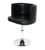 Load image into Gallery viewer, Detec™ Bar Stool with Curved Back in Black Colour
