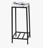 गैलरी व्यूवर में इमेज लोड करें, Detec™ Backless Bar Stool in Black Colour With Metal Finish
