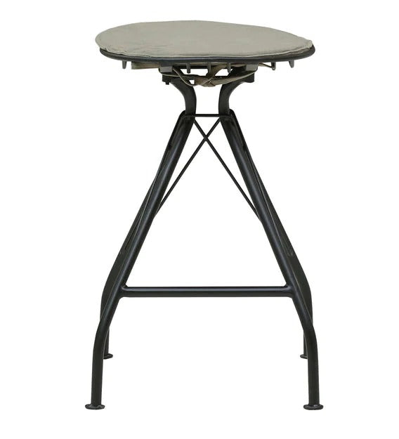 Detec™ Bar Stool In Black Finish With Iron Material