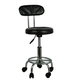 Load image into Gallery viewer, Detec™ Barstool in Black Colour With Leatherette Material
