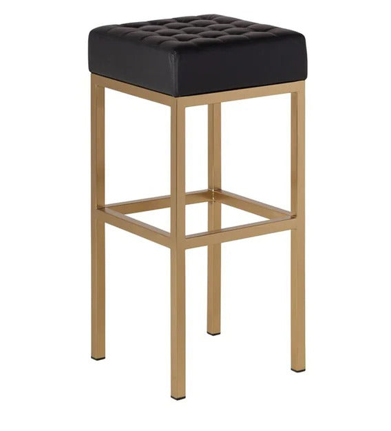 Detec™ Backless Comfortable Bar stool in Black Colour