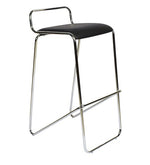 Load image into Gallery viewer, Detec™ Leatherette Bar Stool in Black Colour
