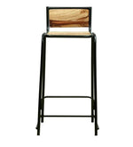 Load image into Gallery viewer, Detec™ Metal Bar Stool In Natural Finish
