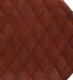 गैलरी व्यूवर में इमेज लोड करें, Detec™ Bar Stool With Leather Upholstery In Tan &amp; Gold Finish
