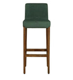 Load image into Gallery viewer, Detec™ Solid Wood Bar Stool In Rustic Teak Finish
