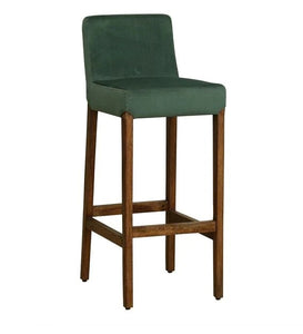 Detec™ Solid Wood Bar Stool In Rustic Teak Finish