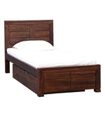 Load image into Gallery viewer, Detec™ Solid Wood Single Bed with Storage in Provincial Teak Finish
