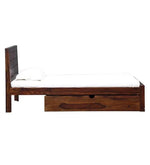 Load image into Gallery viewer, Detec™ Solid Wood Single Bed with Storage in Provincial Teak Finish
