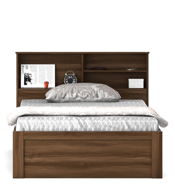 Detec™ Single Bed in Walnut Bronze Colour