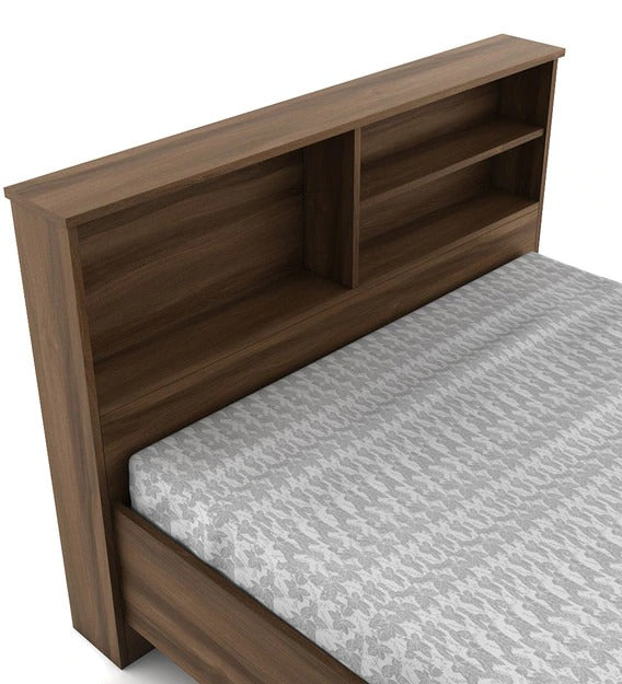 Detec™ Single Bed in Walnut Bronze Colour