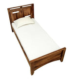 Load image into Gallery viewer, Detec™ Solid Wood Single Bed Without Storage In Rustic Teak Finish
