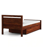 गैलरी व्यूवर में इमेज लोड करें, Detec™ Solid Wood Single Bed with Storage in Provincial Teak Finish
