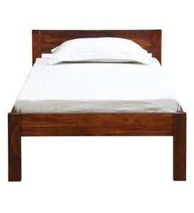 Detec™ Solid Wood Single Bed With No Storage