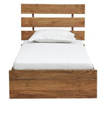 Load image into Gallery viewer, Detec™ Solid Wood Single Bed with Box Storage in Acacia Natural Finish
