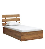 Load image into Gallery viewer, Detec™ Solid Wood Single Bed with Box Storage in Acacia Natural Finish
