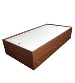 गैलरी व्यूवर में इमेज लोड करें, Detec™ Single Size Bed with Drawer Storage in Suede Finish
