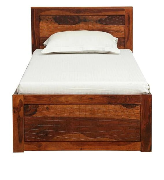 Detec™ Solid Wood Single Bed For Bedroom Type