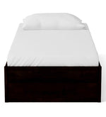 Load image into Gallery viewer, Detec™ Solid Wood Single Bed with Storage in Warm Chestnut Finish
