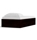 Load image into Gallery viewer, Detec™ Solid Wood Single Bed with Storage in Warm Chestnut Finish
