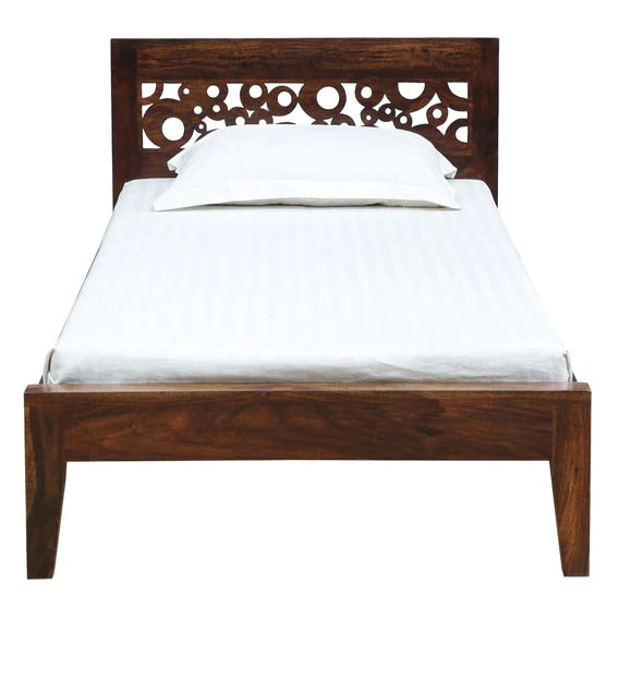 Detec™ Solid Wood Single Bed in Provincial Teak Finish