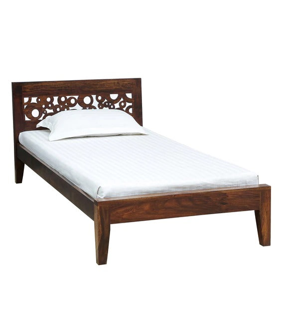 Detec™ Solid Wood Single Bed in Provincial Teak Finish