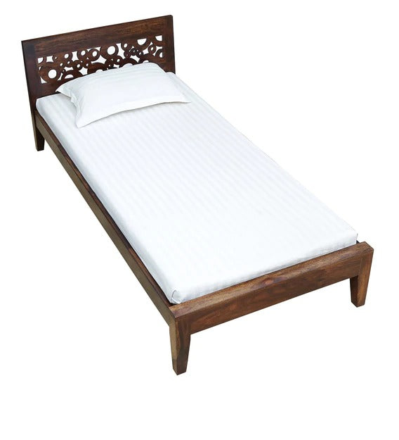 Detec™ Solid Wood Single Bed in Provincial Teak Finish