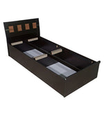 गैलरी व्यूवर में इमेज लोड करें, Detec™ Single Bed with Storage in Wenge Finish
