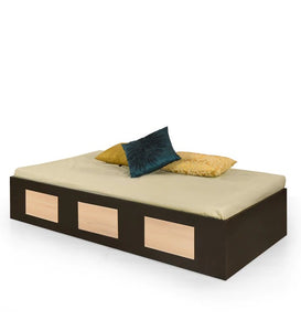 Detec™ Single Bed with Storage in Wenge Finish