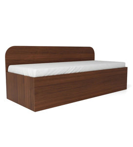 Detec™ Single Bed with Storage in Walnut Color