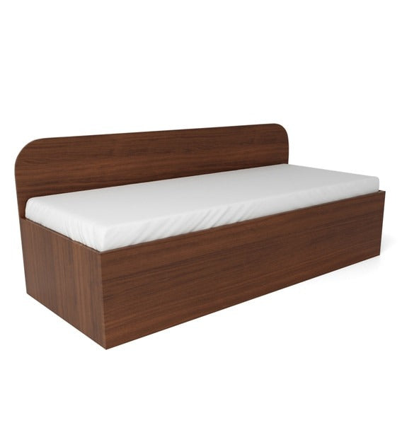 Detec™ Single Bed with Storage in Walnut Color