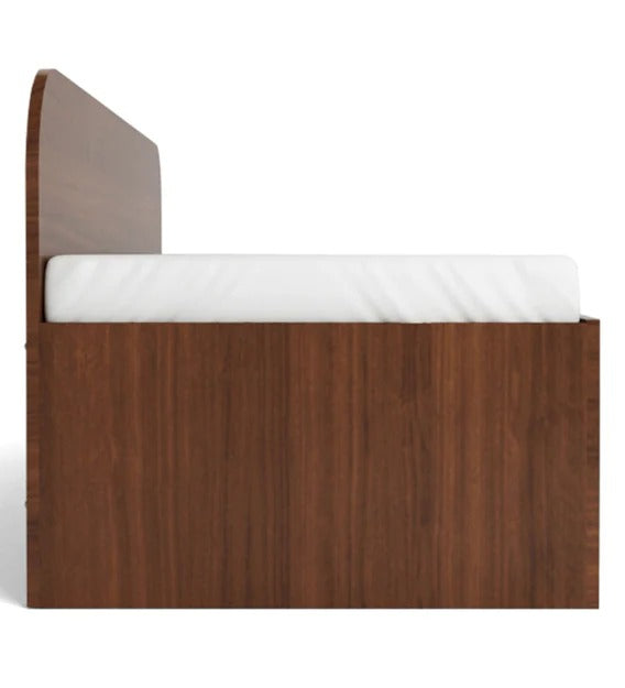 Detec™ Single Bed with Storage in Walnut Color