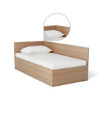 Load image into Gallery viewer, Detec™ Single Bed with Storage in Valigny Oak Finish
