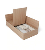 Load image into Gallery viewer, Detec™ Single Bed with Storage in Valigny Oak Finish
