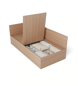 Detec™ Single Bed with Storage in Valigny Oak Finish